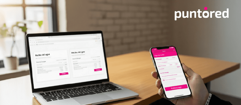 Ilustración de Digitalización de servicios públicos con solución de pagos digitales